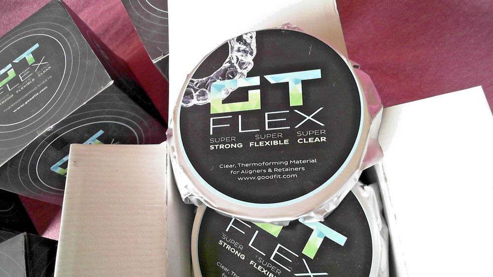 Bulk lot of GT FLEX dental thermal forming sheets by Good Fit