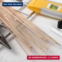 40 Sticks Brazing Rods AWS Bcup-5 15% Silver Solder Phos Copper Brazing Alloys r