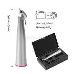 Dental Optic Fiber LED 1:4.2 Increasing Handpiece 45°Angle Head External Channel