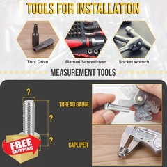 DTGN M4x12mm Torx Security Screw 10 Pack
