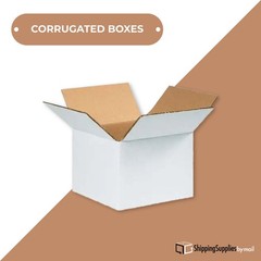 18 x 12 x 8″ White Corrugated Boxes 25 Boxes ECT-32 Shipping/Mailing Boxes