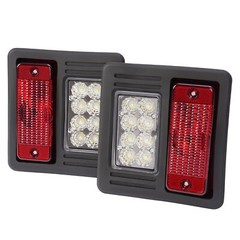 4PCS LED Headlight Tail Light Kit Lamp Assembly For Bobcat Skid Steer Loader