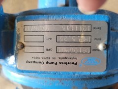 WESTINGHOUSE ASGAJM INDUCTION MOTOR 5 HP W/ Peerless C610AMAI Pump.