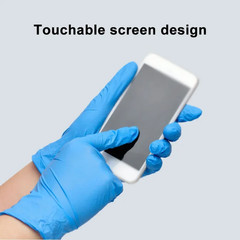 10/20/50/100PCS Blue Nitrile Gloves Disposable Waterproof Blue Gloves Kitchen Di