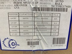 Source 1 CSABB171SD Board 115V 3/4-1/5 HP 1075 RPM