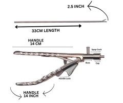 Laparoscopic Straight Type Needle Holder 5mm x 330mm Reusable SS Instrument CE
