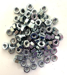 M4 X .7 HEX NUTS ZINC METRIC CLASS 8 PACK OF 100