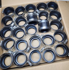 “ON SALE DAY ” 2″ NO HUB COUPLING ONLY SALE BOX OF 100 PCS.