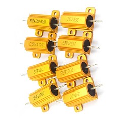 RX24 5/10/25/50/100/200/300/500W Power Golden Aluminium Wire wound Resistors