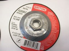 Griton (FA4660) Type 27 Flex Surface Preparation 4-1/2″ Wheel 60 Grit 13300 RPM