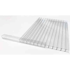 Thermoclear 1/4 in. x 96 in. x 1/4 in. (6mm) Polycarbonate Multi-Wall U-Channel