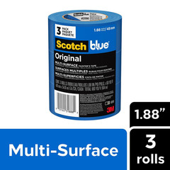 Scotchblue Painter’S Tape, Multi-Use, 1.88-Inch by 60-Yard, 3-Roll