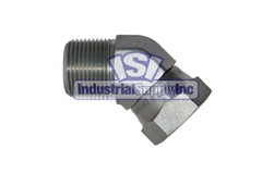 45° Male Elbow | 1/4″ Male Pipe x 1/4″ Female Pipe Swivel | 1503-04-04 | 10 Pack