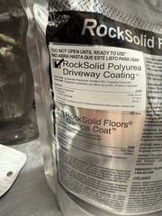 ™RockSolid Polyurea Driveway Coating™ poly bag Total Weight 9.1 Pound Bag