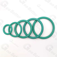 1mm Cross Section Fluorine Rubber O Ring FKM Seals 1mm – 58mm ID Green Metric