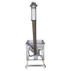 220V Screw Type Automatic Feeding Machine Movable Industrial Auger Conveyor