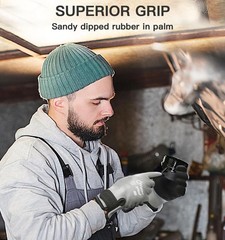 100% Waterproof Gloves Men and Women, Winter Work Gloves Cold Weather Large, NIB