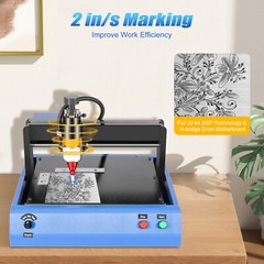 110V Electric Metal Marking Machine Dot Peen 200x150mm for Number Letter Label