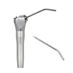 Dental 3 Way Air Water Spray Triple Syringe Handpiece w/ 2 Nozzles Tips Tubes