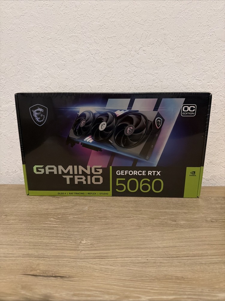 MSI GeForce RTX 5060 8G GAMING TRIO OC GDDR7 Graphics card G5060-8GTC