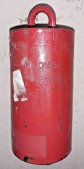 RED BUTTON SPELTER SOCKET 01110155 22MM-26MM