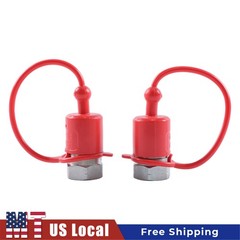 1/2″ Npt Hydraulic Quick Connect Tractor Couplers Ball Pioneer Style 2 Sets