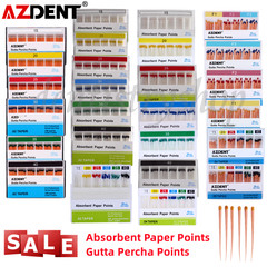 Dental Eododontic Absorbent Paper Points/Gutta Percha Points For Endo Root Canal