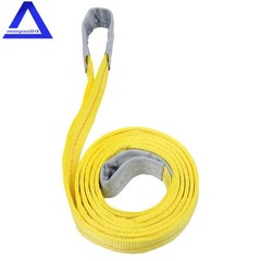 2 Pack 10′ × 2″ Lifting Sling Straps, 10ft Lifting Straps Heavy Duty 15000lbs