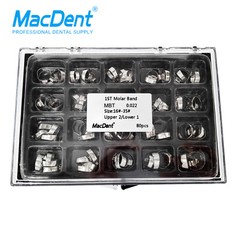 MacDent Dental Orthodontic 16#-#35 Bands with Buccal Tube 1st Molar Roth.022