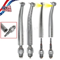 Dental High Speed / Fiber Optic LED Handpiece 4/6Hole Quick Coupler Fit KaV