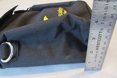 New DBI SALA Python Safety PCH-NAIL / Tool Pouch Bag Black Canvas with 3 D-Rings