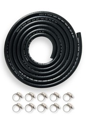 YAMAKATO 1/4 Inch ID Fuel Line Hose Reinforced 6 Feet 6 Feet, Black
