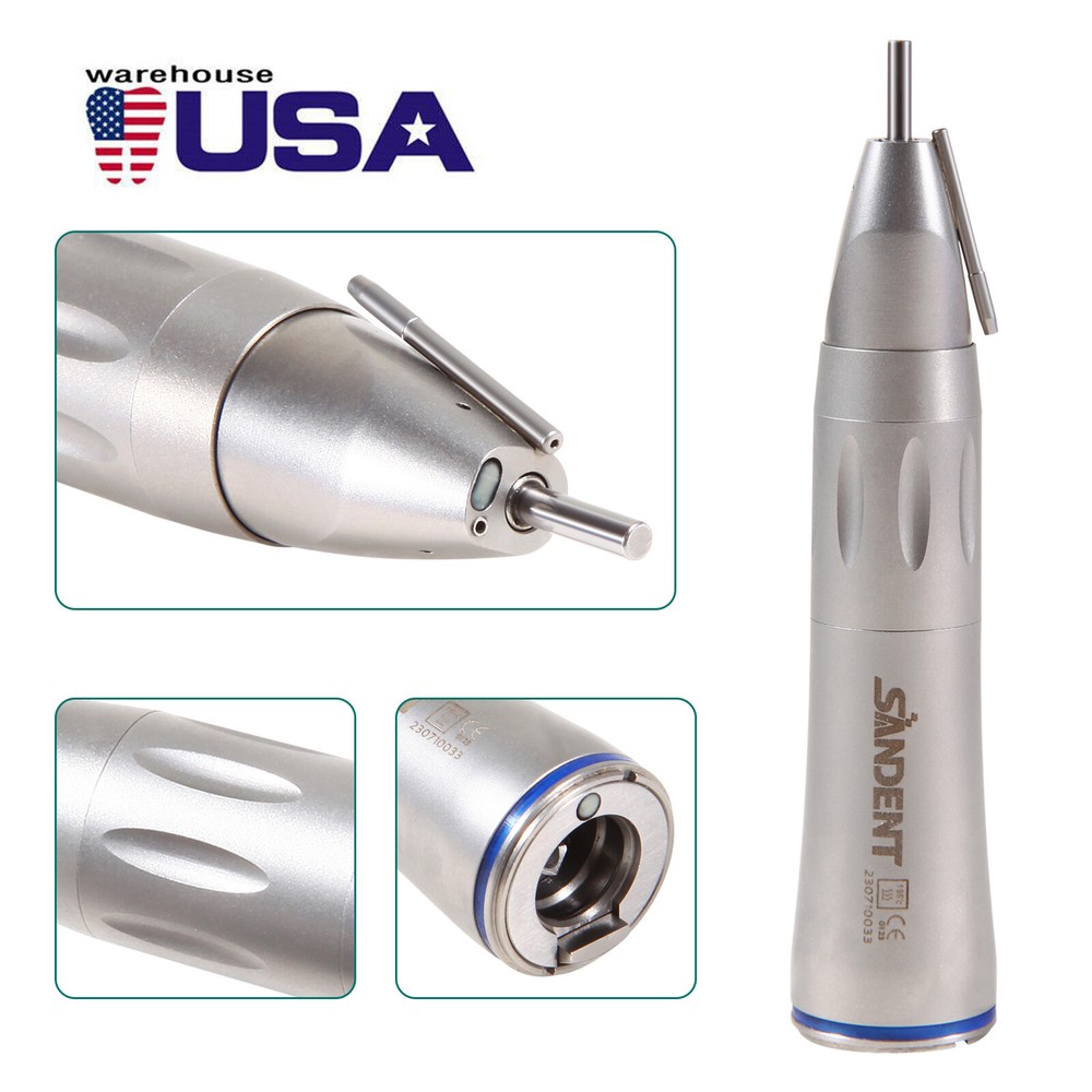 Dental Straight Surgical Handpiece Low Speed Nose Cone Fiber Optic Fit KaV/ Y