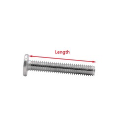 304 Stainless Steel Phillips Utrathin Flat Head Screws M1/M1.6/M2/M3/M4/M5/M6/M8