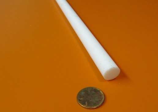 Teflon PTFE Virgin White Rods (1/2) .500″ Diameter x 48″ Long
