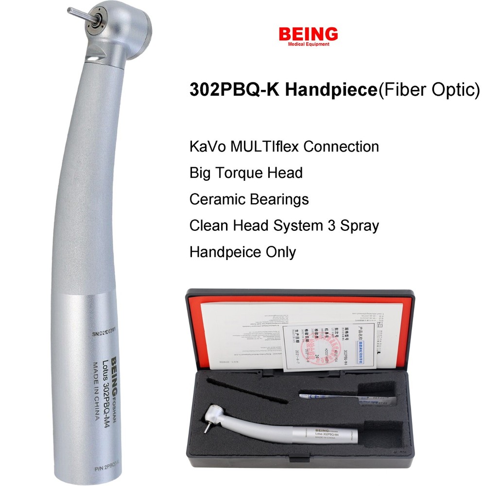 BEING Dental Fiber Optic High Speed Handpiece For KaVo MULTIflex Coupler 4 6Hole