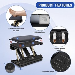 Lengthen Ergonomic Foot Rest for All Seasons
