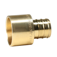 5 Pieces 3/4″ Pex B X 3/4″ Female Sweat Adapters, Lead Free Brass, Crimp Sweat