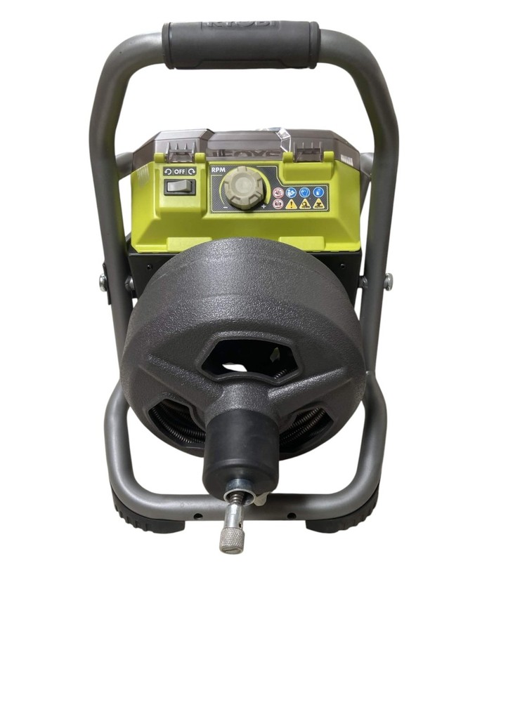 Ryobi ONE+ 18V Hybrid Drain Auger Kit – P4003 50 ft. Cable AC Adaptor