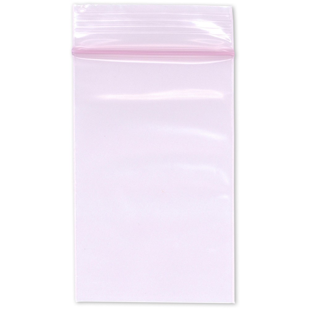 Plymor 2″ x 3″, 2 Mil Anti-Static Zipper Reclosable Plastic Bags