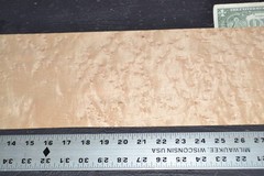 Birdseye Maple Raw Wood Veneer Sheet 6 x 60 inches 1/42nd thick 35138-80