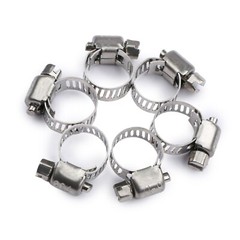 U.S. Solid 3pcs Brass Hose Barb Reducer Fitting Kits With 6 Clamps 1/4″ To 1/8″