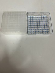 Nalgene 81-Place Microcentrifuge Storage Box – 1/2″ Openings
