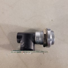 Lemo ECG.2B Right Angle Mount 8-pin Connector Soldered On PCB