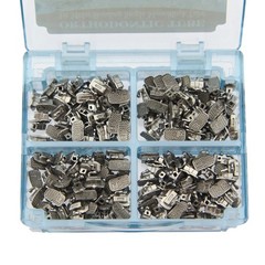 50Sets Dental Buccal Tubes Monoblock Orthodontic 022 Roth MBT 1st 2nd Molar Tube