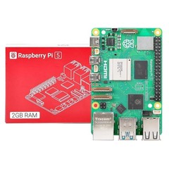 Raspberry Pi 5 (2GB) RAM Broadcom BCM2712 Arm Cortex-A76 2.4GHz Single Board