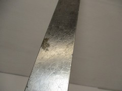 Hand Scraper with ” Scraped ” Finish Way Scraper 18″ Long w/ Handle Blunt End VG