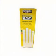 Kirkland Signature Nitrile Exam Multipurpose Gloves, Large – 400,( Count 2-200)