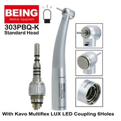 BEING Dental LED Fiber Optic High Speed Turbine Handpiece 302P 303P Fit KAVO NSK