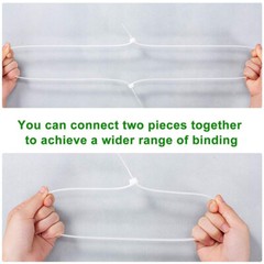 100-200Pcs Cable Ties 4″ / 14″ Heavy Duty Nylon Wrap Wire Zip Ties UV Resistant